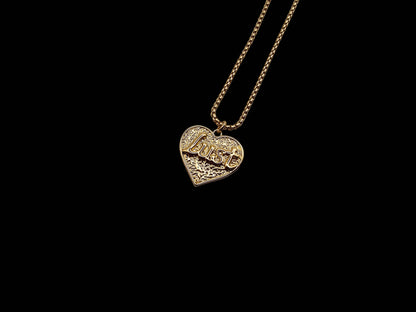 Love or Lust Gold Plated Pendant