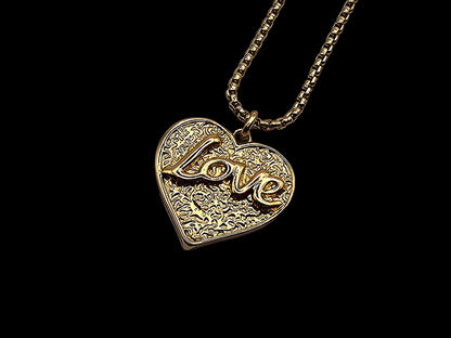 Love or Lust Gold Plated Pendant