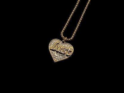 Love or Lust Gold Plated Pendant